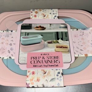 8-Piece Prep & Store Containers